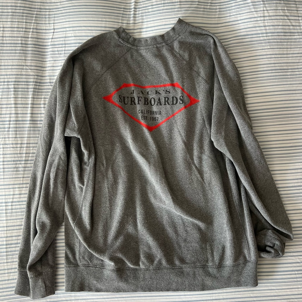 Jacks Surfboard Grey Pullover